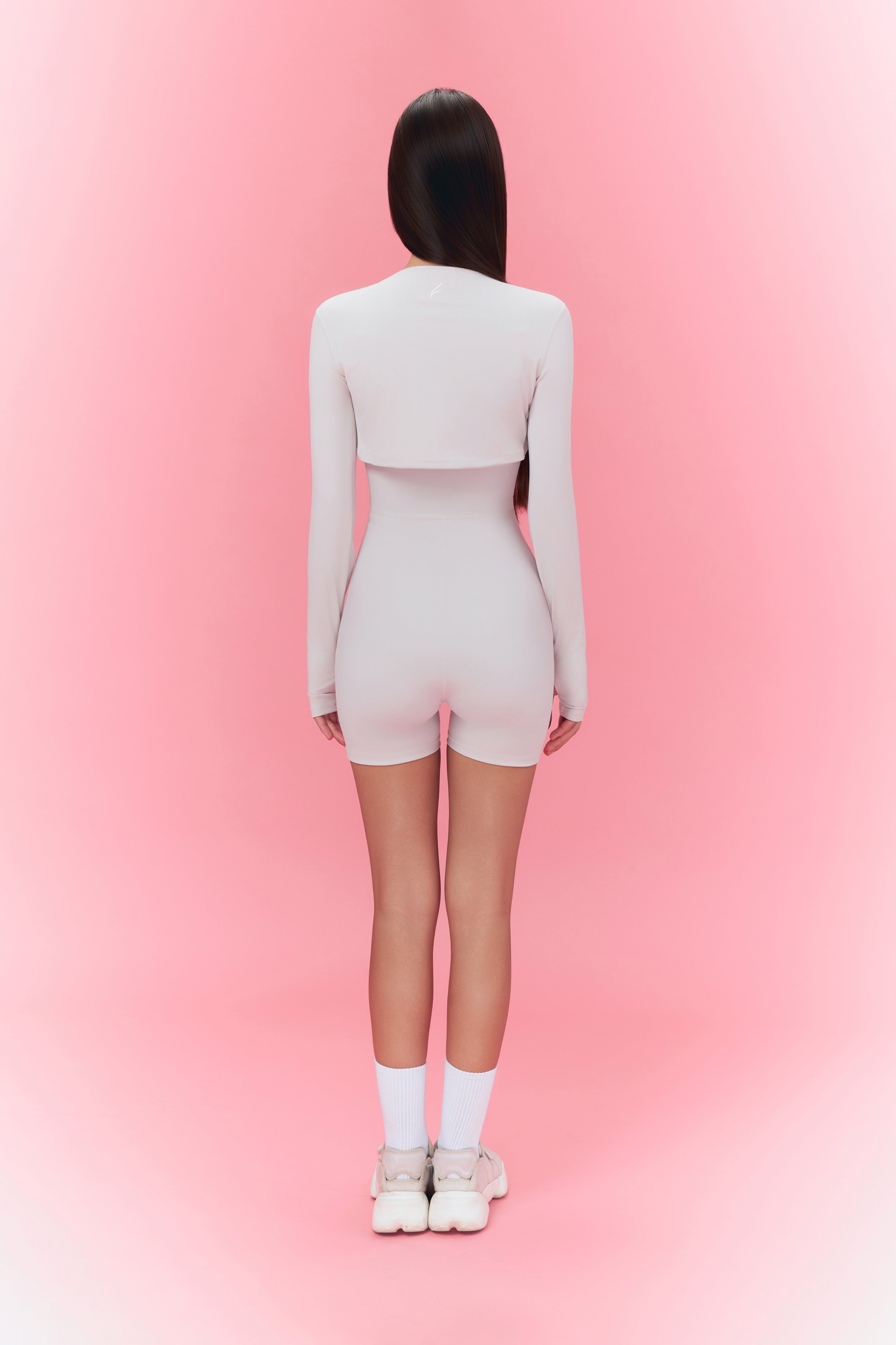 The Form Playsuit - Nude