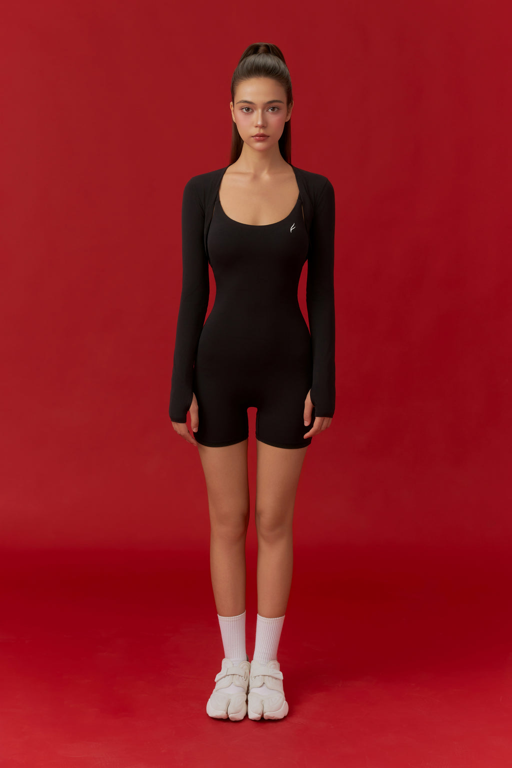 The Form Playsuit - Black