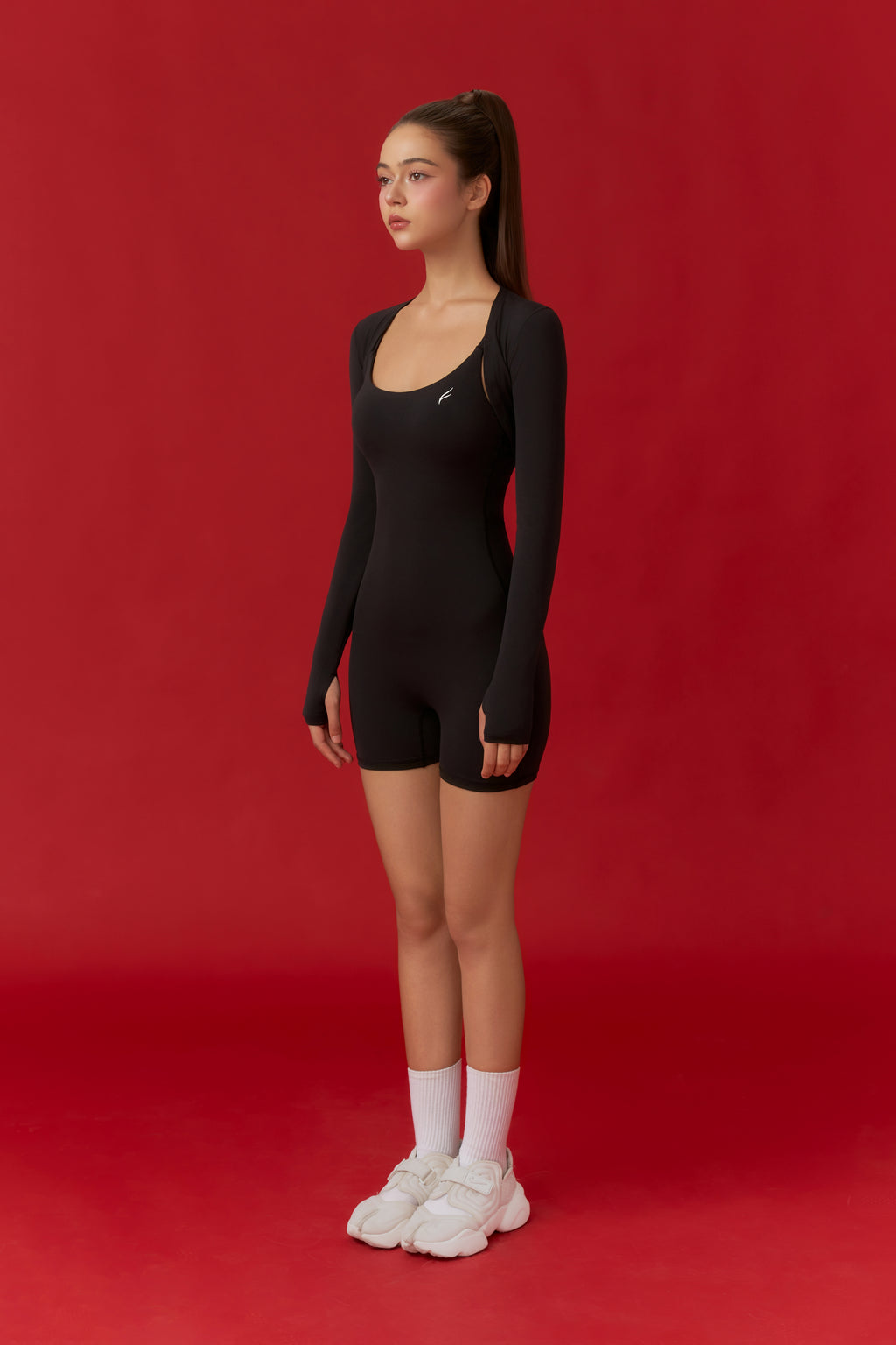 The Form Playsuit - Black